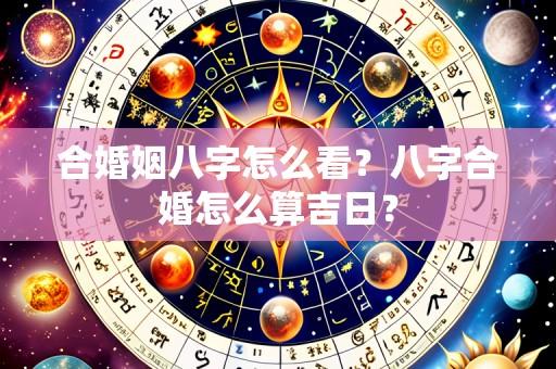 合婚姻八字怎么看？八字合婚怎么算吉日？