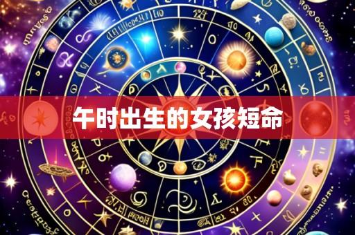 午时出生的女孩短命