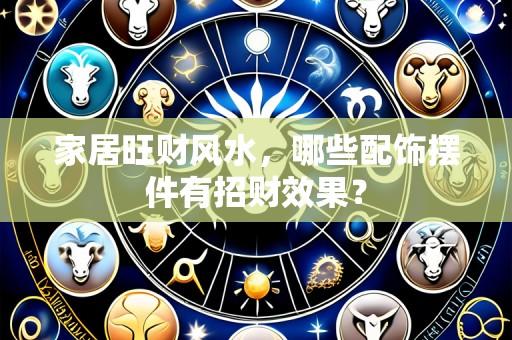 家居旺财风水,哪些配饰摆件有招财效果?