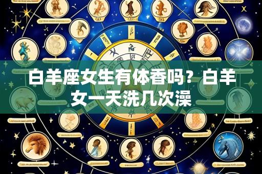 白羊座女生有体香吗?白羊女一天洗几次澡
