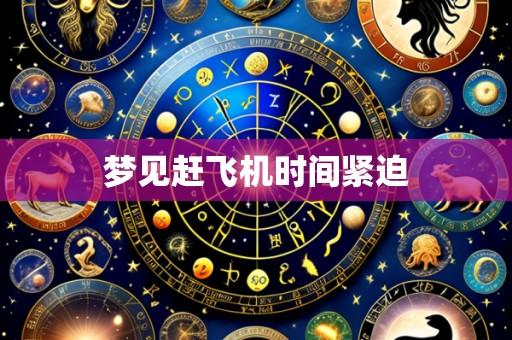梦见赶飞机时间紧迫