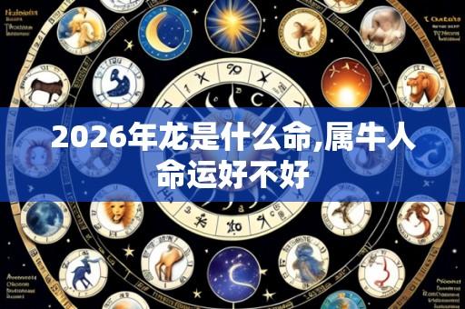 2026年龙是什么命,属牛人命运好不好
