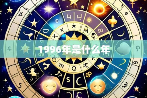 1996年是什么年