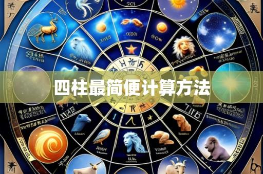 四柱最简便计算方法