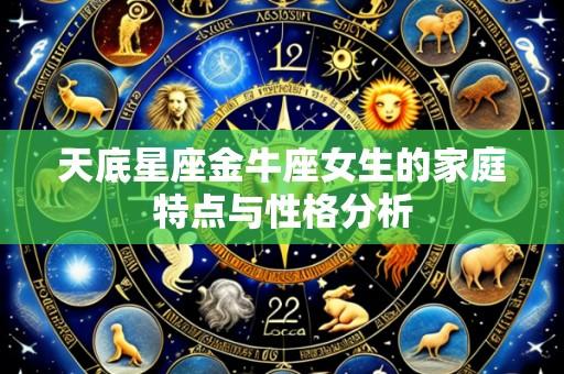 天底星座金牛座女生的家庭特点与性格分析