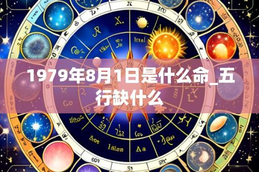 1979年8月1日是什么命_五行缺什么