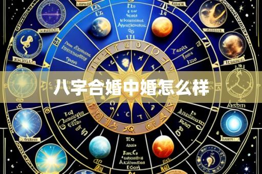 八字合婚中婚怎么样