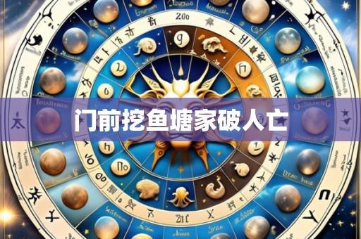 门前挖鱼塘家破人亡