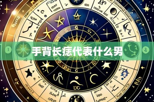 手背长痣代表什么男
