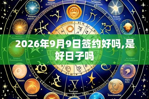 2026年9月9日签约好吗,是好日子吗