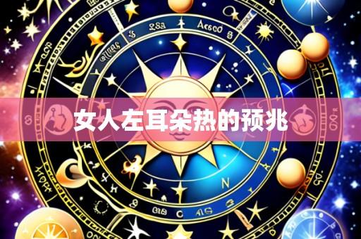 女人左耳朵热的预兆