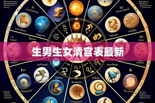 生男生女清宫表最新