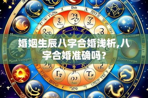 婚姻生辰八字合婚浅析,八字合婚准确吗?