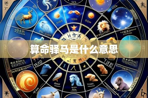 算命驿马是什么意思