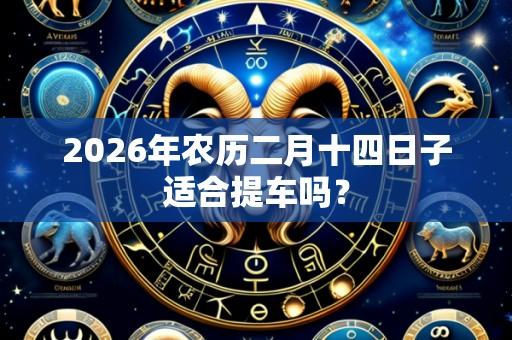 2026年农历二月十四日子适合提车吗?
