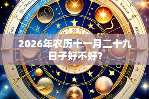 2026年农历十一月二十九日子好不好?