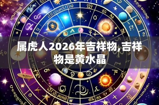 属虎人2026年吉祥物,吉祥物是黄水晶