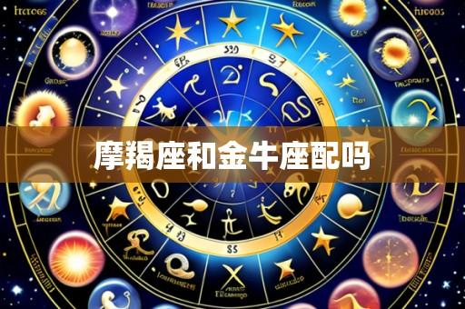 摩羯座和金牛座配吗