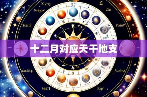 十二月对应天干地支