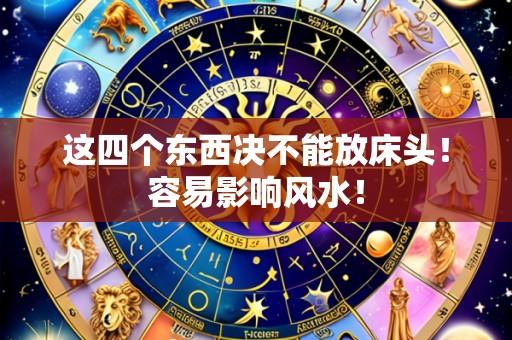 这四个东西决不能放床头！容易影响风水！