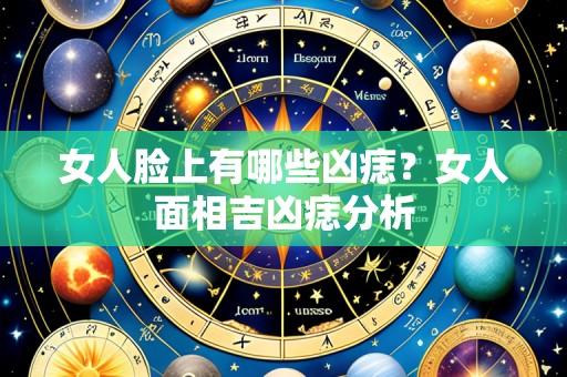 女人脸上有哪些凶痣？女人面相吉凶痣分析