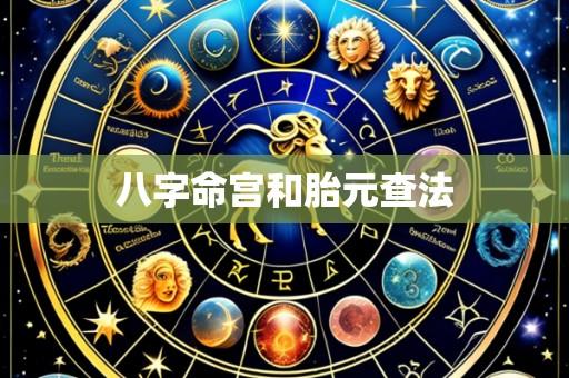 八字命宫和胎元查法