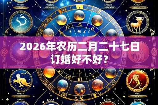 2026年农历二月二十七日订婚好不好？