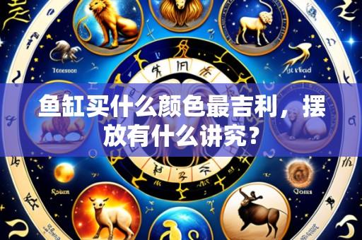 鱼缸买什么颜色最吉利,摆放有什么讲究?