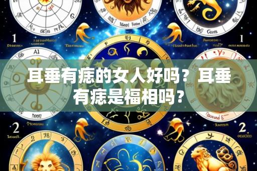 耳垂有痣的女人好吗？耳垂有痣是福相吗？