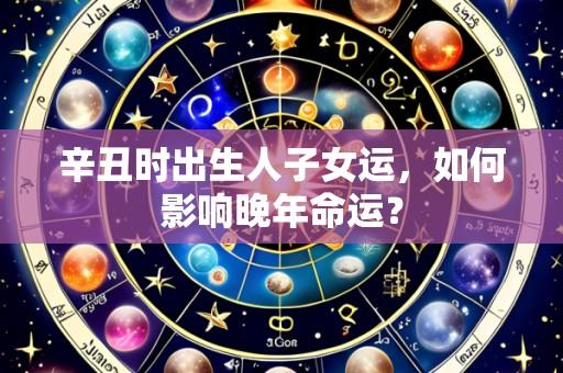 辛丑时出生人子女运,如何影响晚年命运?