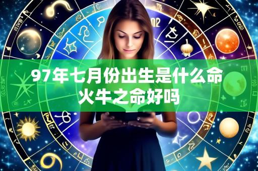 97年七月份出生是什么命 火牛之命好吗