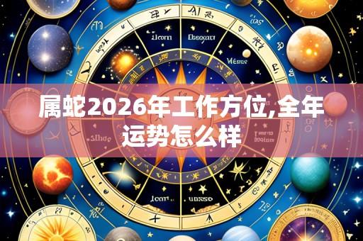 属蛇2026年工作方位,全年运势怎么样