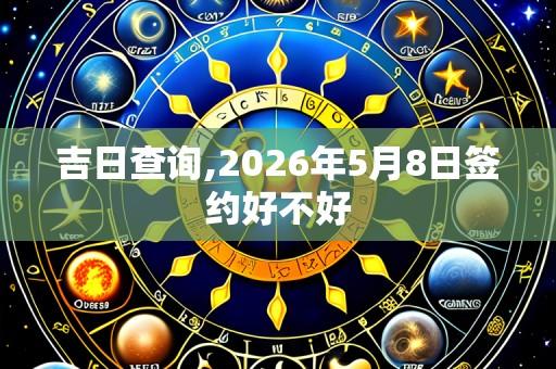 吉日查询,2026年5月8日签约好不好