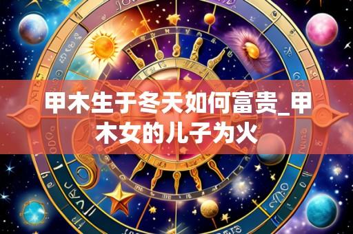 甲木生于冬天如何富贵_甲木女的儿子为火