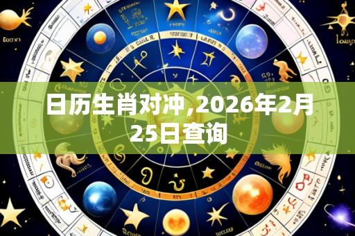 日历生肖对冲,2026年2月25日查询