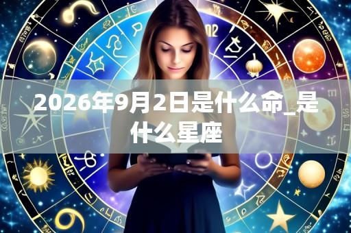 2026年9月2日是什么命_是什么星座