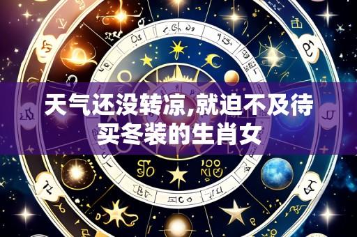 天气还没转凉,就迫不及待买冬装的生肖女