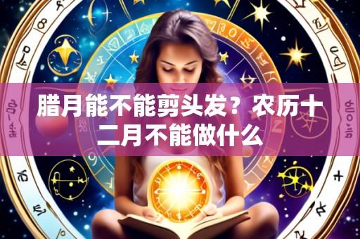 腊月能不能剪头发?农历十二月不能做什么