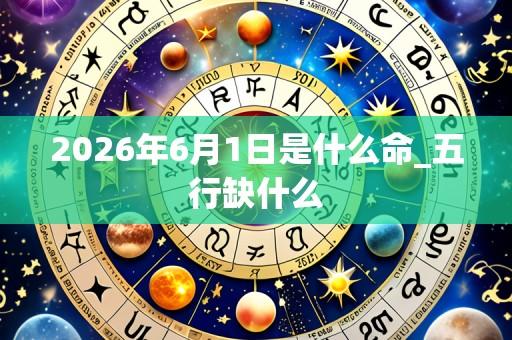 2026年6月1日是什么命_五行缺什么