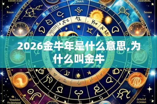 2026金牛年是什么意思,为什么叫金牛