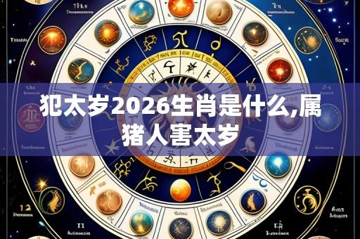 犯太岁2026生肖是什么,属猪人害太岁