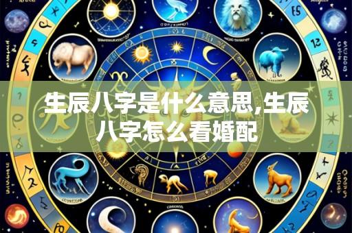 生辰八字是什么意思,生辰八字怎么看婚配