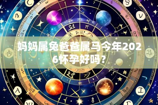 妈妈属兔爸爸属马今年2026怀孕好吗?
