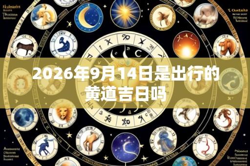 2026年9月14日是出行的黄道吉日吗