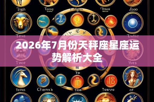 2026年7月份天秤座星座运势解析大全