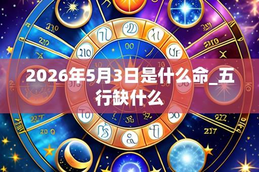 2026年5月3日是什么命_五行缺什么