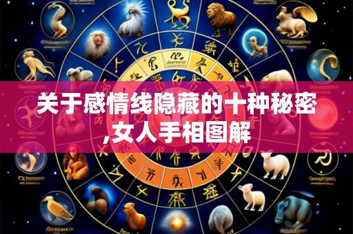 关于感情线隐藏的十种秘密,女人手相图解