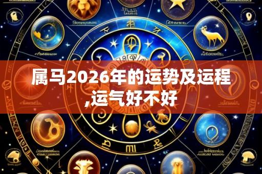 属马2026年的运势及运程,运气好不好