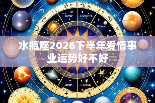 水瓶座2026下半年爱情事业运势好不好