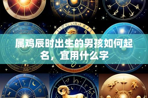 属鸡辰时出生的男孩如何起名,宜用什么字